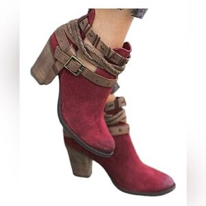 NWOT. Naughty Monkey Ankle Boots. Size 7.5